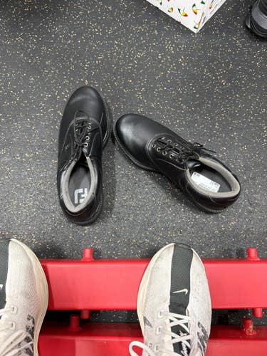 Used Foot Joy Mens Golf Shoes Black Senior 8 11337-S000496573