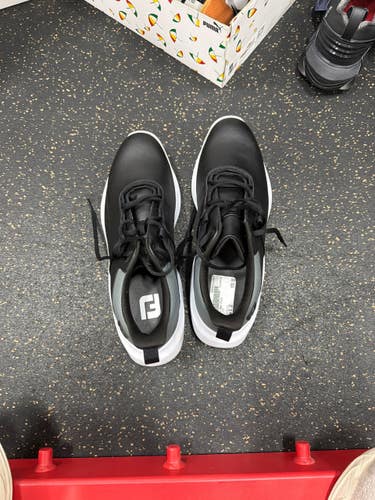 Used Foot Joy Mens Golf Shoes Black Senior 10 11337-S000496570