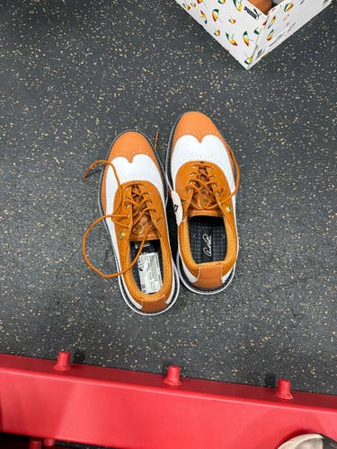 Used Puma ARNOLD PALMER COLLECTION Mens Golf Shoes Brown Senior 8.5 11337-S000496554