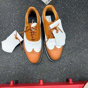 Used Puma ARNOLD PALMER COLLECTION Mens Golf Shoes Brown Senior 13 11337-S000496552