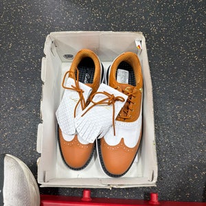Used Puma ARNOLD PALMER COLLECTION Mens Golf Shoes Brown Senior 9 11337-S000496550