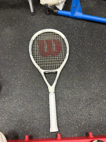 Used Wilson N CODE N1 Adult Tennis Racquet White 4 3/8" 11337-S000496539