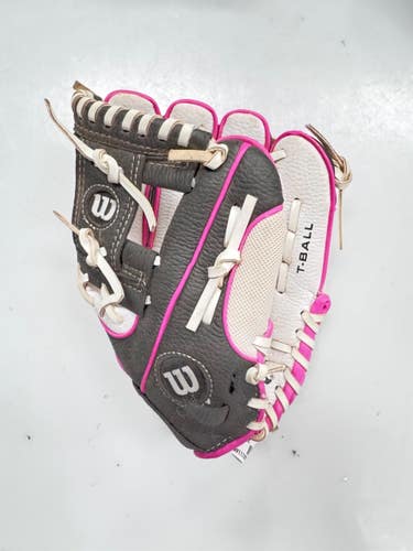 Used Wilson A200 BB/SB Glove RH Throw White 10" 11860-S000315427