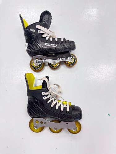 Used Bauer Roller Hockey Skates Black Youth 13.0 11860-S000315418