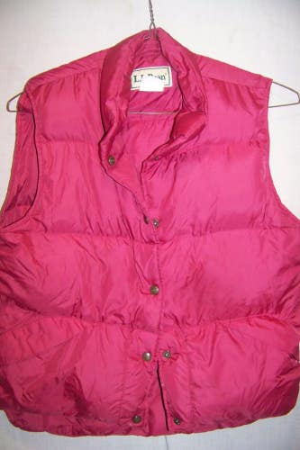 LL Bean Down Vest, Women's Small