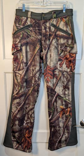 Huntworth Womens Size: L Camo Hunting Pants Fleece Lined Ankle Zip