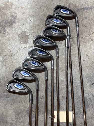 Men's Ping G5 Iron Set Right Handed Stiff Flex Steel Shaft (Used)