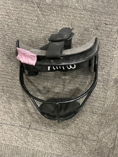 Used RIP-IT DEFENDER FIELDING MASK BB/SB Fielders Mask Black MD 11614-S000243851