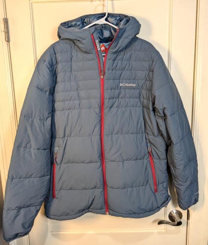 Columbia Men's Size: XL Alpine Tunnel 650 Turbodown Hooded Jacket Puffer