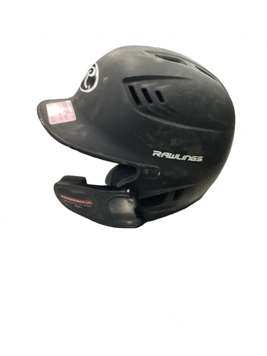 Used Rawlings HELMET Batting Helmet No Mask Black One Size 11613-S000189633