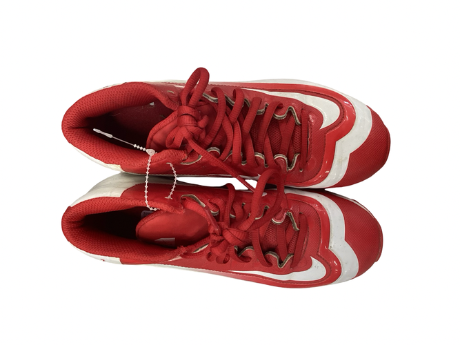 Used Nike HURACHE BB/SB Cleats Red And White Junior 03.5 11613-S000189624