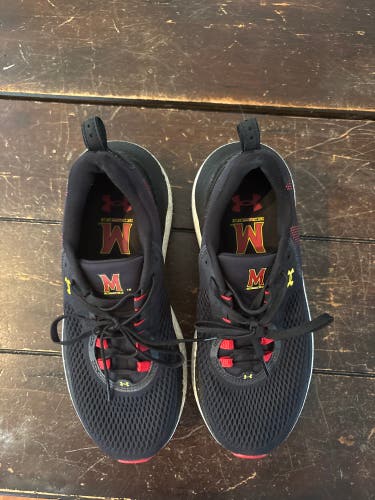 Black Unisex Size M 8.5 (W 9.5) Under Armour Shoes (Used)