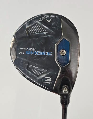 EXCELLENT! Callaway Paradym Ai Smoke Max 3 Wood / RCH Graphite Regular Flex Shaf