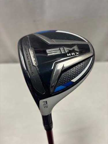 Used Taylormade SIM MAX Mens Fairway Wood LH 3 Wood 11490-S000277304