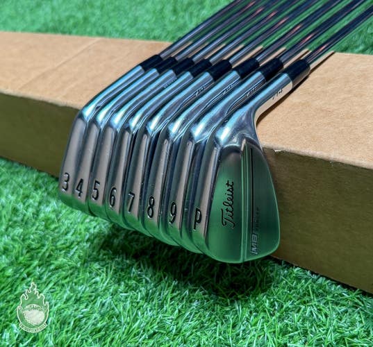 Right Handed Titleist MB 714 Forged Irons 3-PW S300 Stiff Flex Steel Golf Set