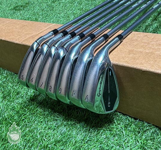 Used TaylorMade Qi10 HL Irons 5-PW/AW Speeder NX 50g Regular Graphite Golf Set