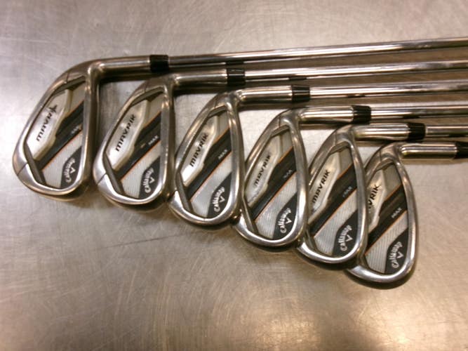 Used Callaway MAVRIK MAX Mens Iron Set RH 6I-PW 11339-S000206704