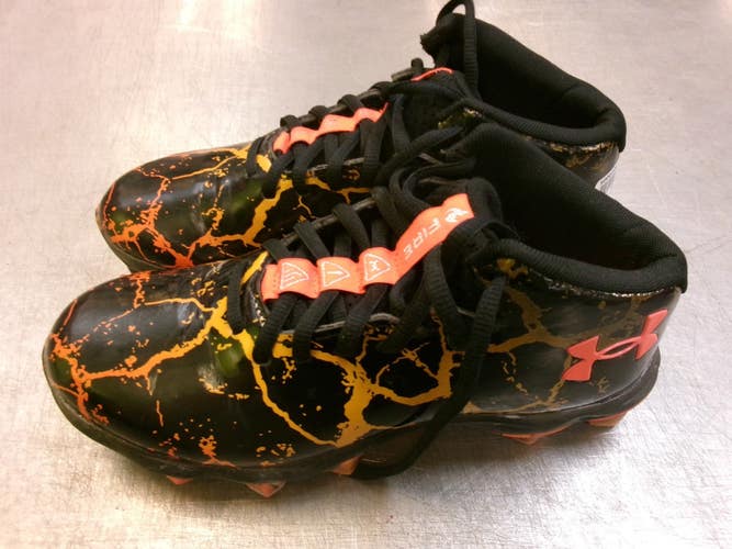 Used Under Armour Jr FB Cleats Black Junior 04.5 11339-S000206706