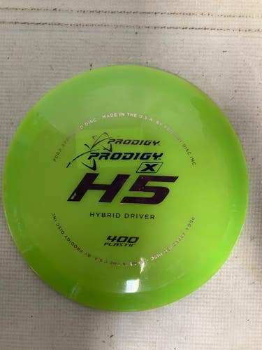 Used Prodigy H5 400 PLASTIC Disc Golf Driver Green 11823-S000041711