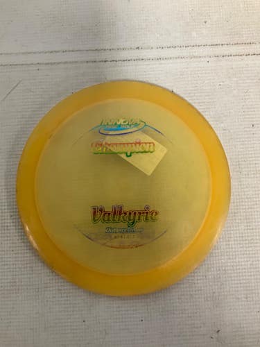 Used Innova CHAMPION VALKYRIE Disc Golf Driver Yellow 11823-S000041705