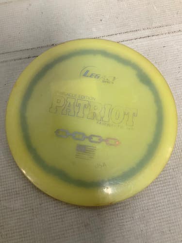 Used Legacy PATRIOT PINNACLE Disc Golf Driver Yellow 173g 11823-S000041708