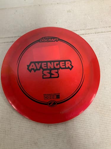Used Discraft AVENGER SS Z Disc Golf Driver Red 173g 11823-S000041704