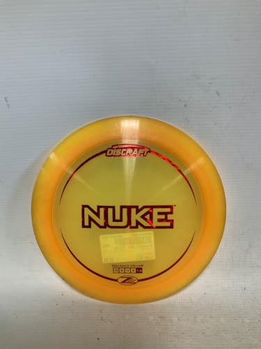 Used Discraft NUKE Z-LITE Disc Golf Driver Orange 167g 11823-S000041689