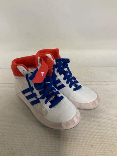 Used Adidas HVC K Wrestling Shoes White Junior 01 11823-S000041671