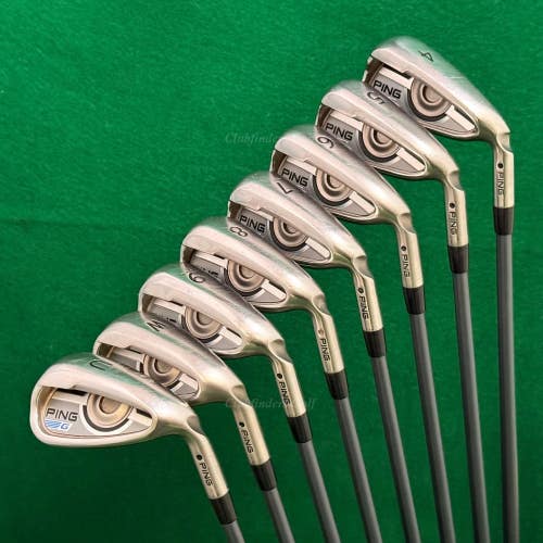 Ping G Series Black Dot 4-UW Iron Set Ping CFS 70 Graphite Regular