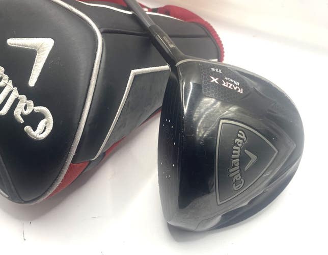 Ladies Callaway Razr X Black Driver 11.5* Motore F8 50g Womens RH w/HC *Good*
