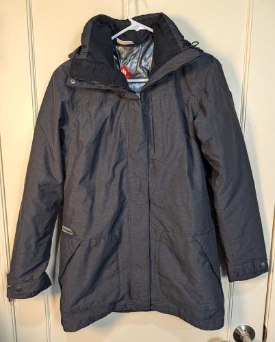 Columbia Beverly Mountain 3 in 1 Interchange Omni Heat Waterproof Jacket Women M
