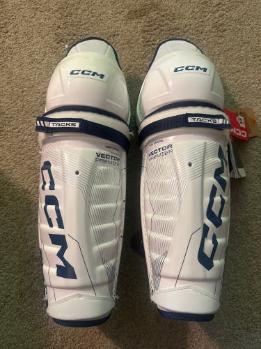 Junior CCM Tacks Vector Premier 13" Shin Pads (New) 2024 model