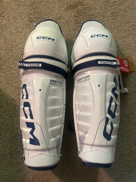 Junior CCM Tacks Vector Premier 13" Shin Pads (New) 2024 model