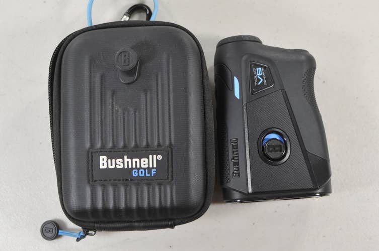 Bushnell Tour V6 Shift Slope Black/Blue Golf Range Finder with Case #226742