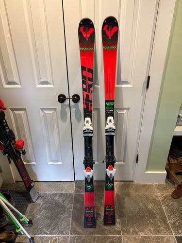 157 cm Rossignol Hero FIS SL Pro Skis With Look Bindings (Used)