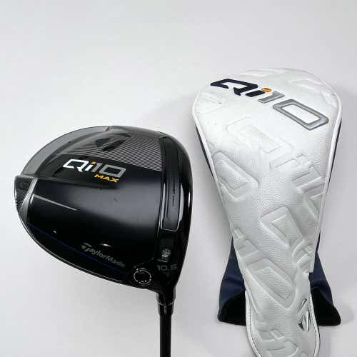 TaylorMade Qi10 MAX Driver 10.5* Mitsubishi Chemical Vanquish 4 R2 Senior RH HC