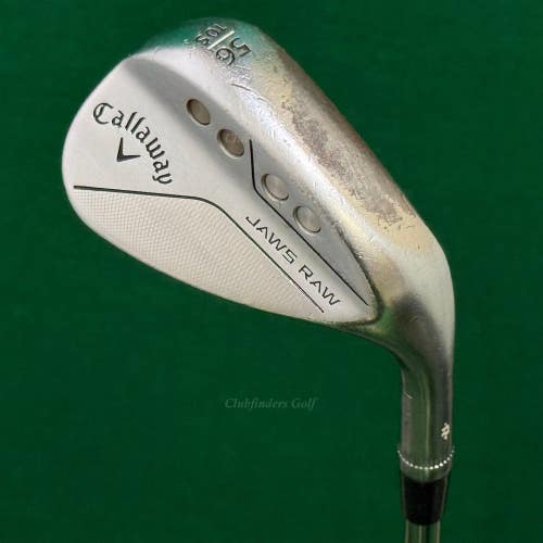 Callaway Jaws Raw Chrome 56-10S 56 Sand Wedge KBS Hi-Rev 2.0 115 Wedge Flex