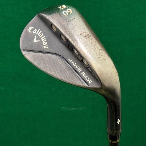 Callaway Jaws Raw Black Plasma 60-8Z 60 Lob Wedge DG TI Onyx S400 Stiff