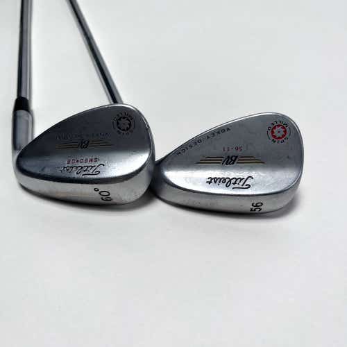 Titleist Vokey Spin Milled Chrome 2009 Wedge Set 56* 11 | 60* 8 Wedge RH