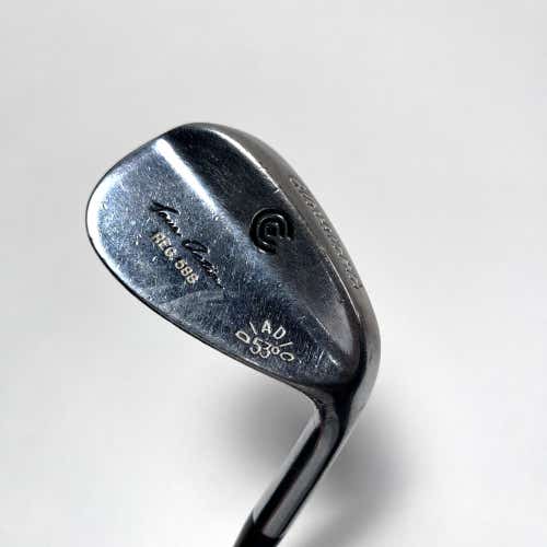 Cleveland 588 Chrome Diadic Wedge 53* True Temper Wedge Steel Mens RH