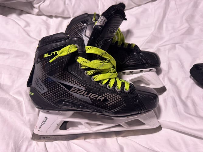 2024 Bauer Elite Hockey Goalie Skates Regular Width 7.5 (Used)