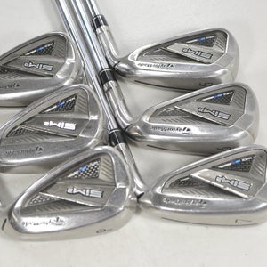 TaylorMade SIM2 Max 5-PW Iron Set Stiff Flex Right KBS MAX MT 85g Steel # 222695