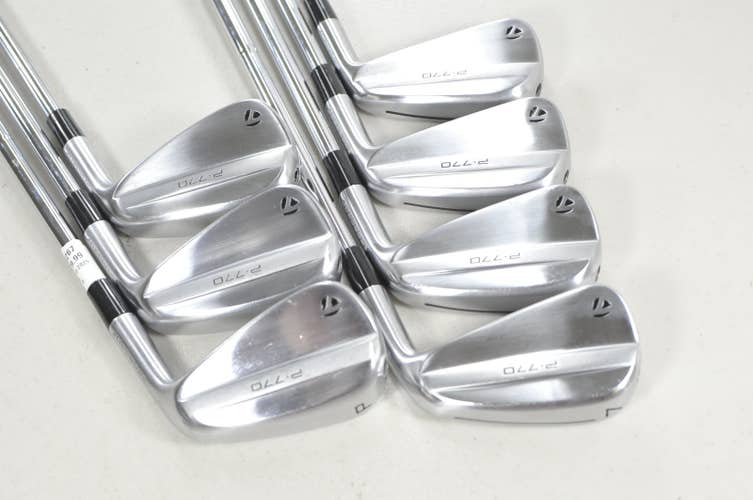 TaylorMade P770 2025 4-PW Iron Set Stiff Flex DG MID S300 115g Steel +1" #226267