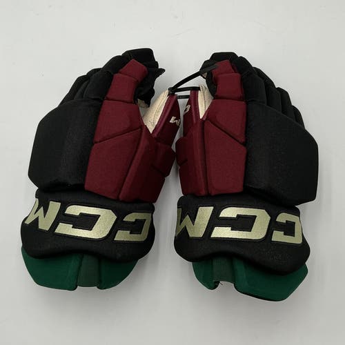 (Used) Arizona Coyotes Game Worn CCM HGTKPP Gloves 14" Pro Stock