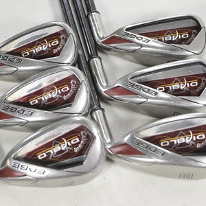 Callaway Diablo Edge 6-PW,AW Iron Set Regular Flex 75g RH Graphite +1" #226236