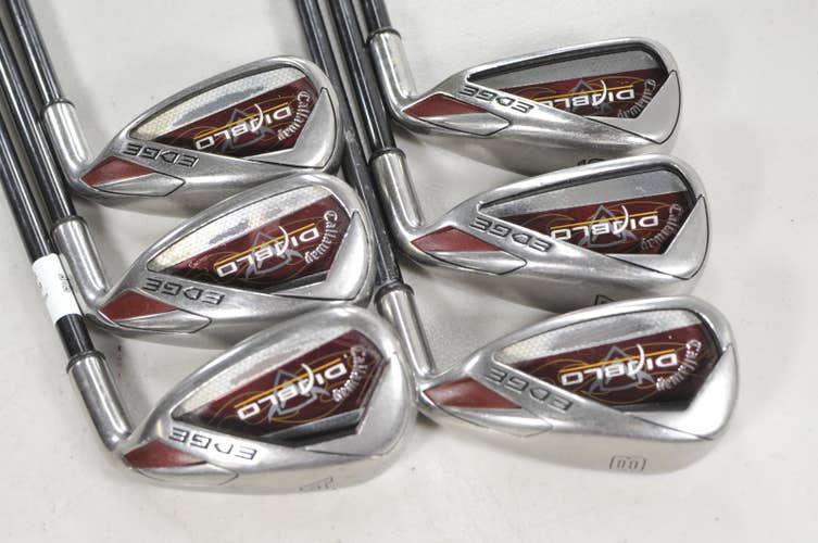 Callaway Diablo Edge 6-PW,AW Iron Set Regular Flex 75g RH Graphite +1" #226236