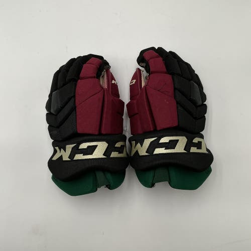 (Used) Arizona Coyotes #32 CCM 14" Pro Stock HGTKPP Gloves