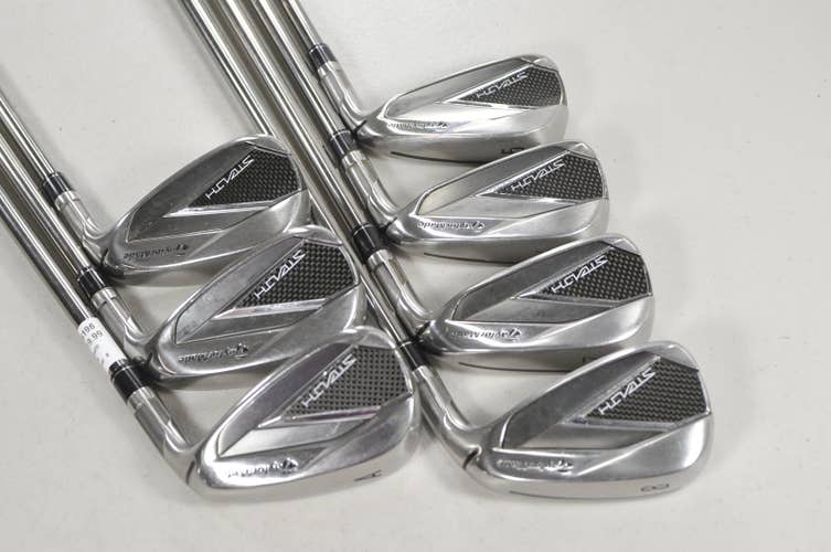 TaylorMade Stealth 5-PW,AW Iron Set Regular Recoil ESX 460 F3 Graphite #226196