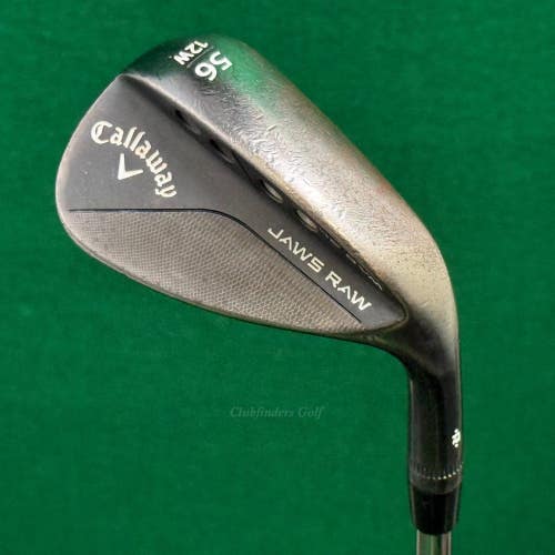 Callaway Jaws Raw Black Plasma 56-12W 56 Sand Wedge DG Spinner 115 TI Wedge