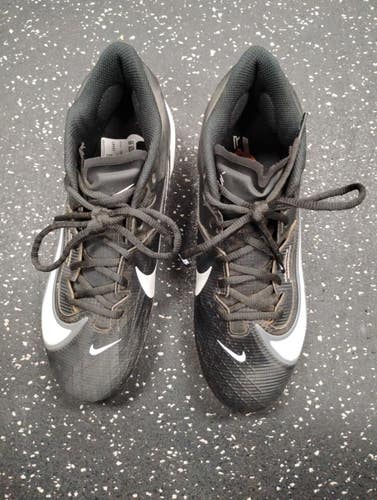 Used Nike VAPOR Adult FB Cleats Black And White Senior 7.5 11849-S000044069